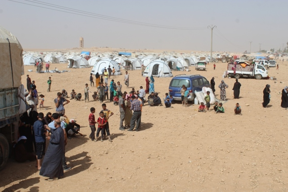 فرار 750 من مخيم داعشي جراء هجوم تركي المدينة