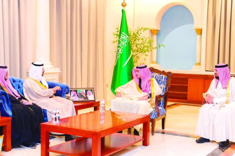 أمير الجوف خلال استقبال الرشيد