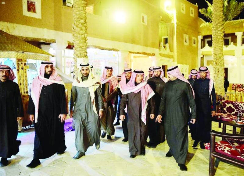 السليم خلال الزيارة