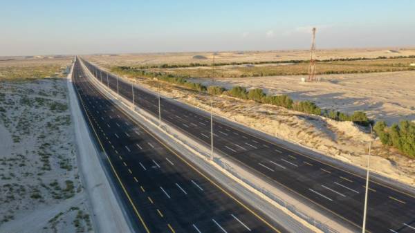 إفتتاح ازدواج الطريق الرابط بين الرياض الدمام السريع بالمدخل الجنوبي لمطار الملك فهد الدولي المدينة