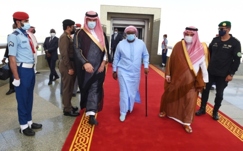 وصول الرئيس الغيني
