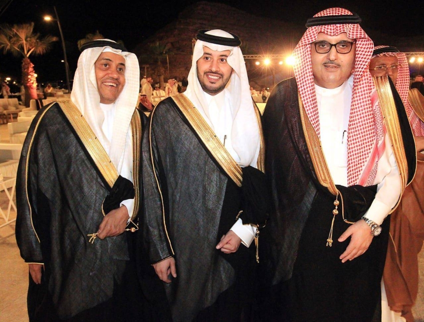 الأمير عبدالعزيز بن أحمد بن عبدالعزيز - العريس سلطان - والد العريس أحمد