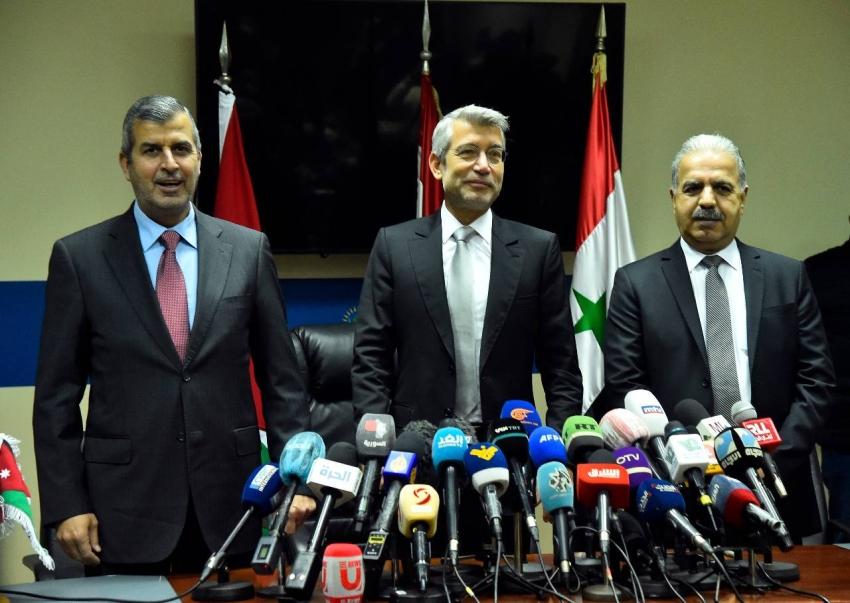 After the agreement between Jordan, Lebanon and Syria  . the blackout