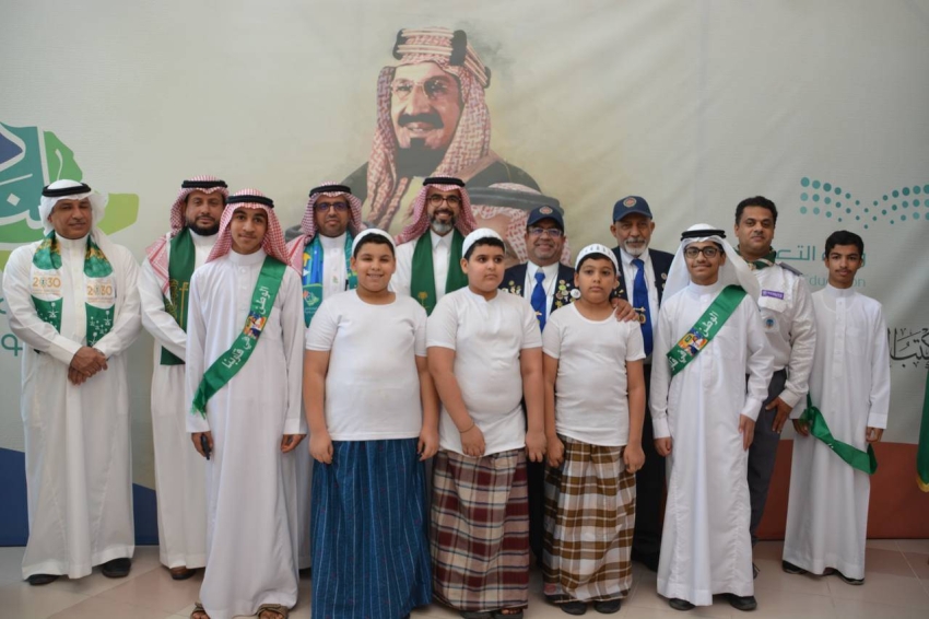 تحت شعار «هي لنا دار».. مكتب تعليم القطيف يحتفي باليوم الوطني السعودي ال92 (1)