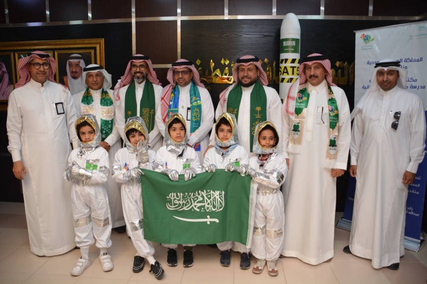 تحت شعار «هي لنا دار».. مكتب تعليم القطيف يحتفي باليوم الوطني السعودي ال92 (2)