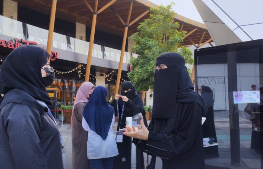 جانب من المعرض المقام بمحافظة الخبر1111