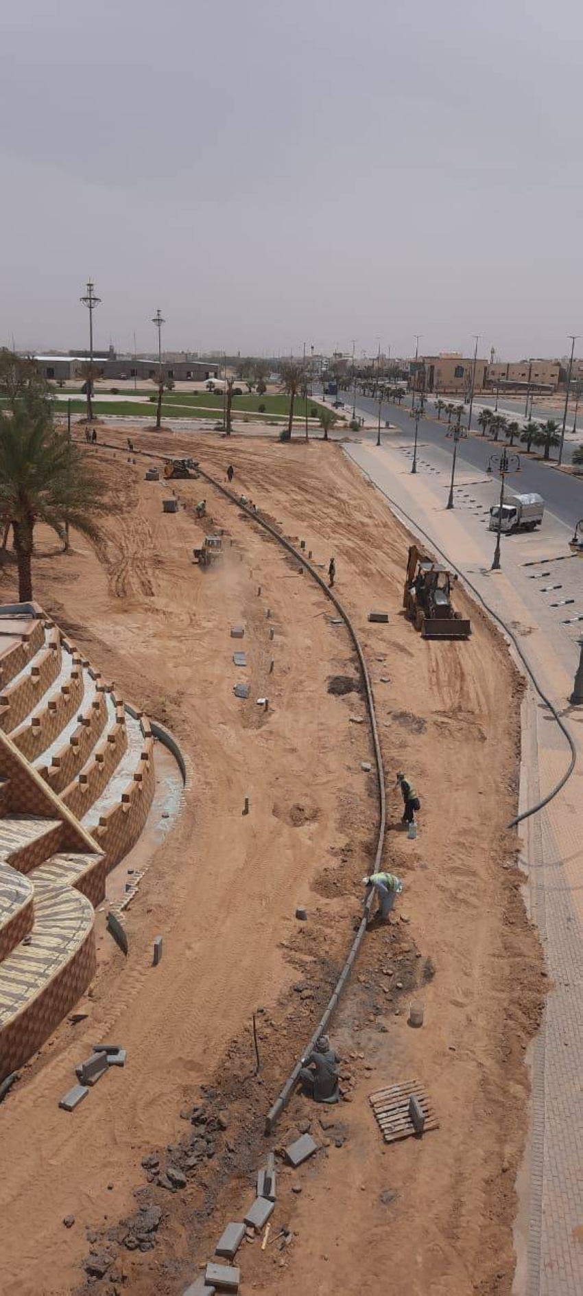 بلدية تيماء تُعيد تأهيل منتزه الأمير فهد بن سلطان بالمسطحات الخضراء 