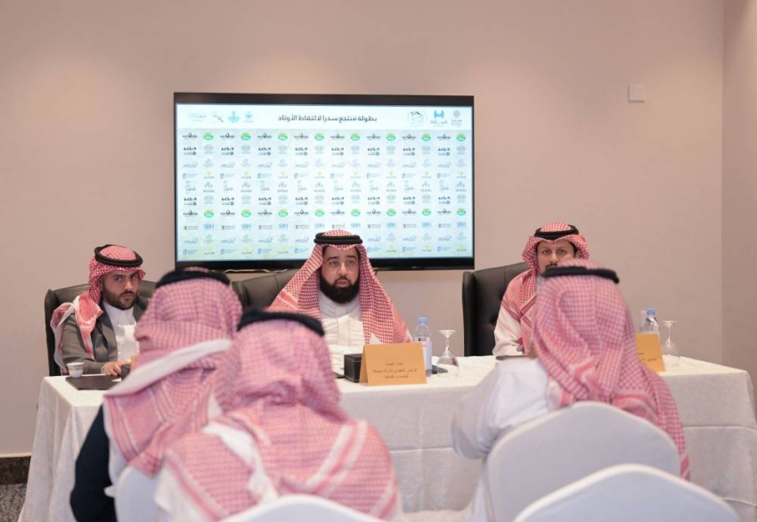 المؤتمر الاعلامي بطولة التقاط الأوتاد بمحافظة بقيق (1)