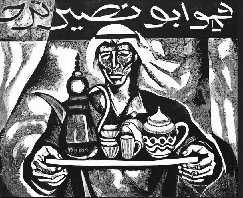 من أعمال الفنان عبدالستار الموسى