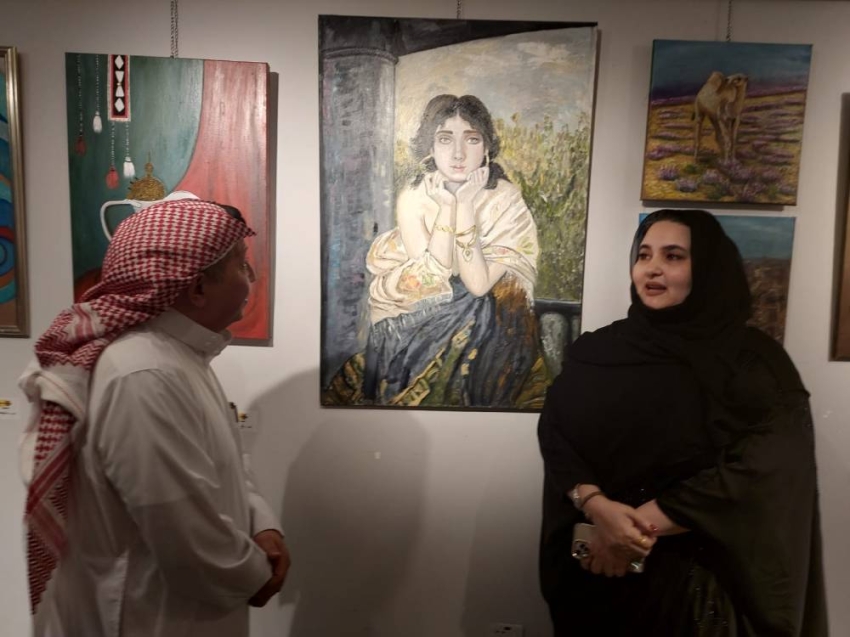 الفنانة تغريد البصري تتحدث للزميل سهيل طاشكندي