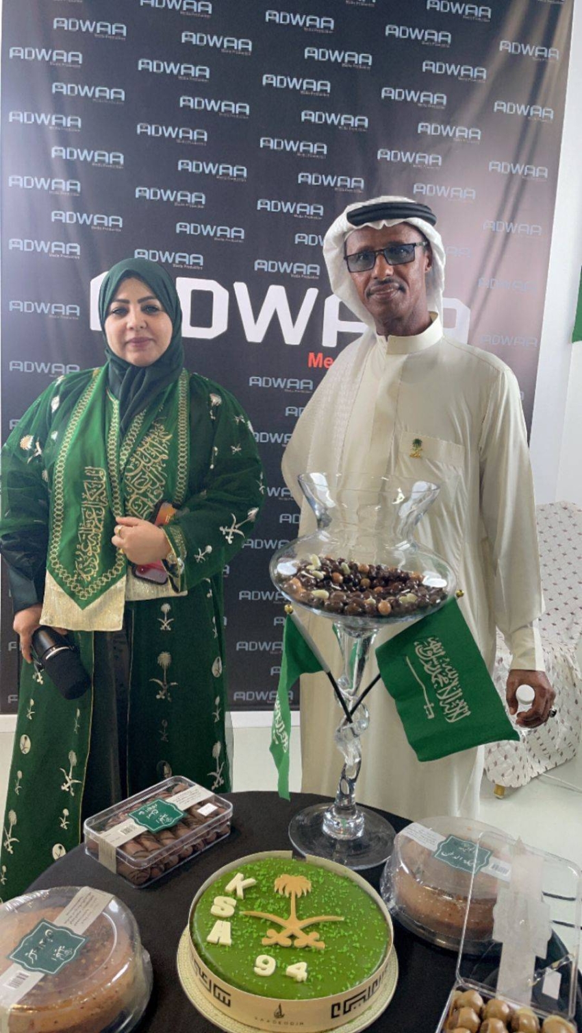الفنان حمد محبوب والإعلامية أمل عبدالله