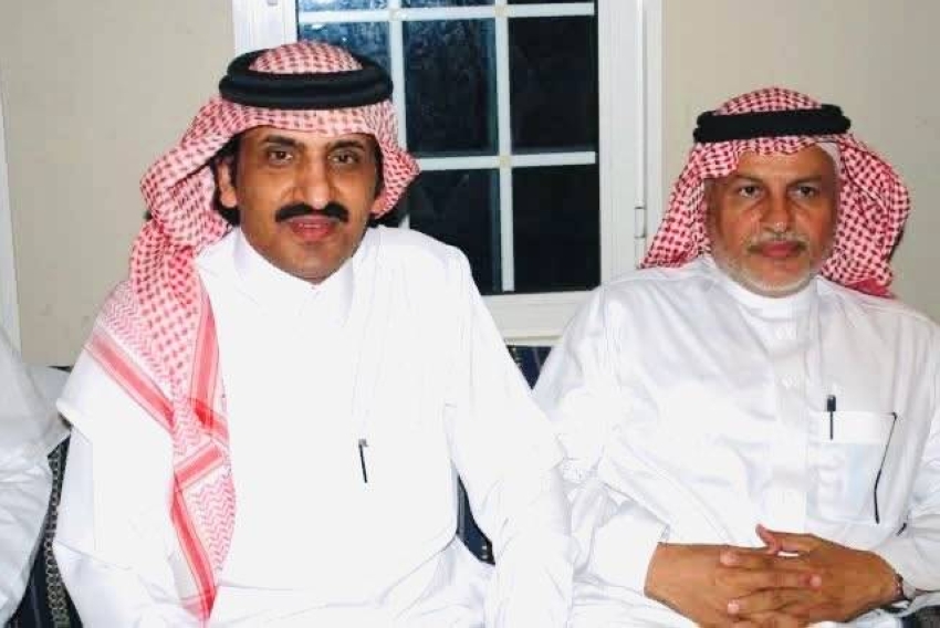 الإعلامي سعد زهير مع الراحل سعود الشيخي
