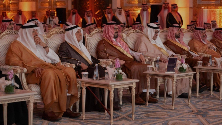 من حفل إطلاق مؤسسة الأمير خالد الفيصل الثقافية 