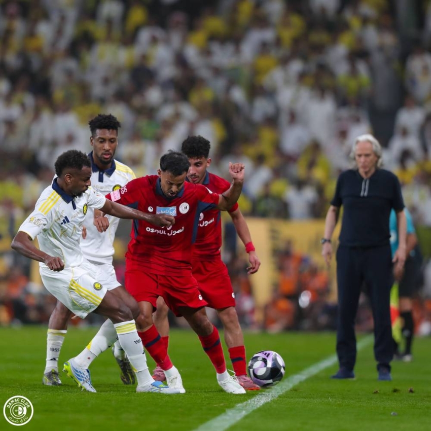 من مباراة النصر التي كتبت السطر الأخير لضمك في دوري روشن 
