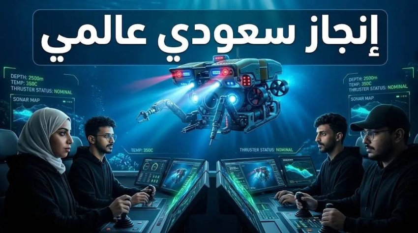 فريق روَّاد البحر الأحمر يحقق المركز السابع عالميًّا في نهائيات «بطولة العالم للروبوتات تحت الماء»