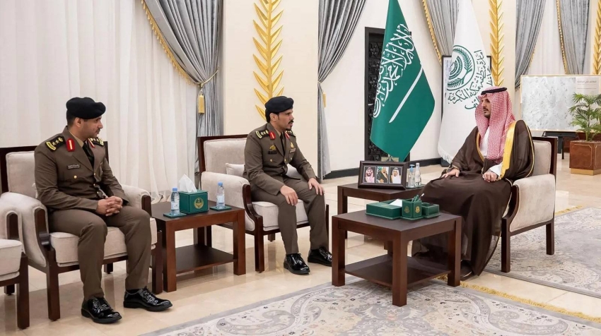محافظ الطائف يستقبل مدير مكافحة المخدرات المعيّن حديثًا