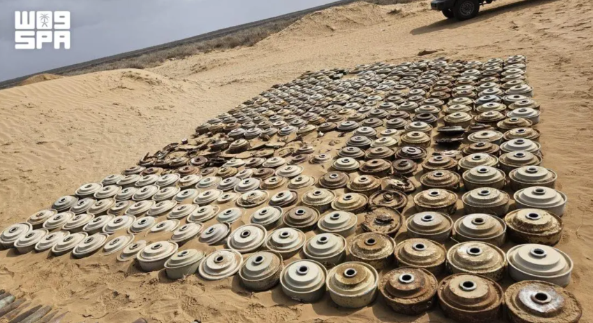 مشروع مركز الملك سلمان للإغاثة "مسام" ينزع أكثر من 1200 لغم من مختلف الأراضي اليمنية في أسبوع