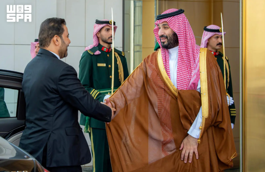 ولي العهد يستقبل رئيس وزراء جمهورية العراق