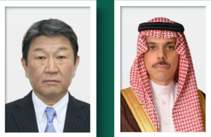 وزير الخارجية يتلقى اتصالًا هاتفيًا من نظيره الياباني الذي أعرب عن إدانة بلاده بشدة لاعتداءات ميليشيا الحوثي الإرهابية على المملكة