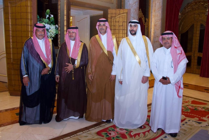 أمراء ومسؤولين يشرفون زواج البياري والقاضي