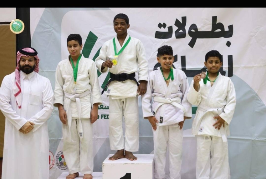"حسين الفرج" يحقق أول ميدالية لنادي السلام في لعبة الجودو